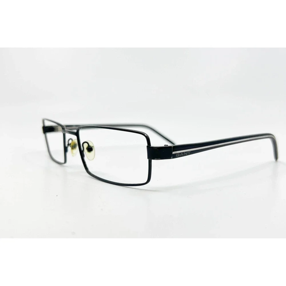 Gant Eyeglasses Mens Black G DAVID SBLK Rectangle Metal Frame 58-20-140